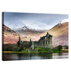 Kilchurn Castle in Winter, Loch Awe Wall Art