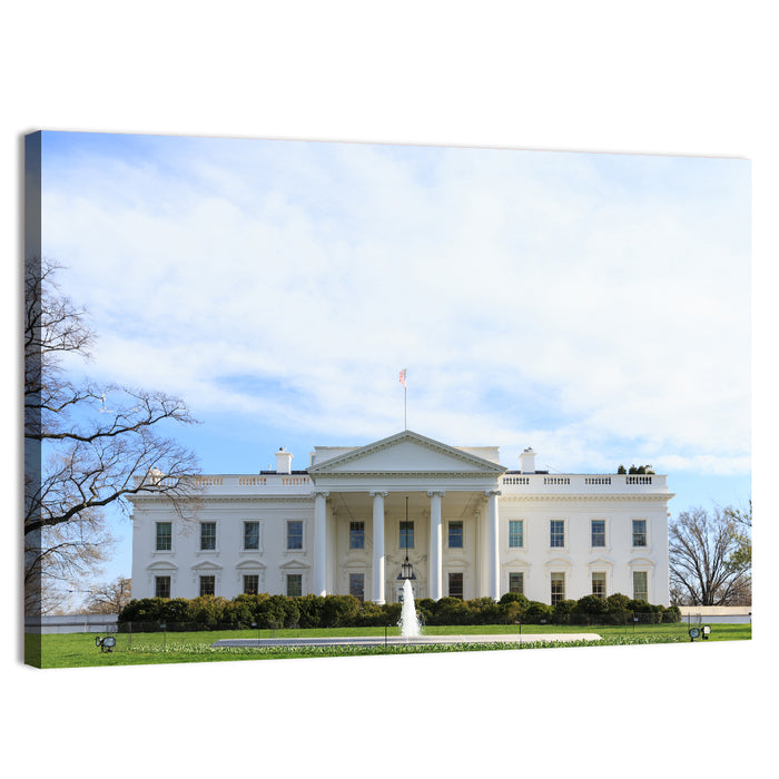 The White House, Washington D.c. Wall Art as a canvas print