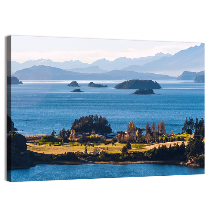 Nahuel Huapi Lake Golden Hour Wall Art as a canvas print