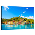 Colorful Portofino Harbor Wall Art