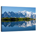 Mont Blanc Reflected in Cheserys Lake Wall Art