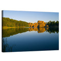 Sylvan Lake Golden Hour Reflection Wall Art