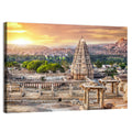 Virupaksha Temple at Sunrise, Hampi Wall Art