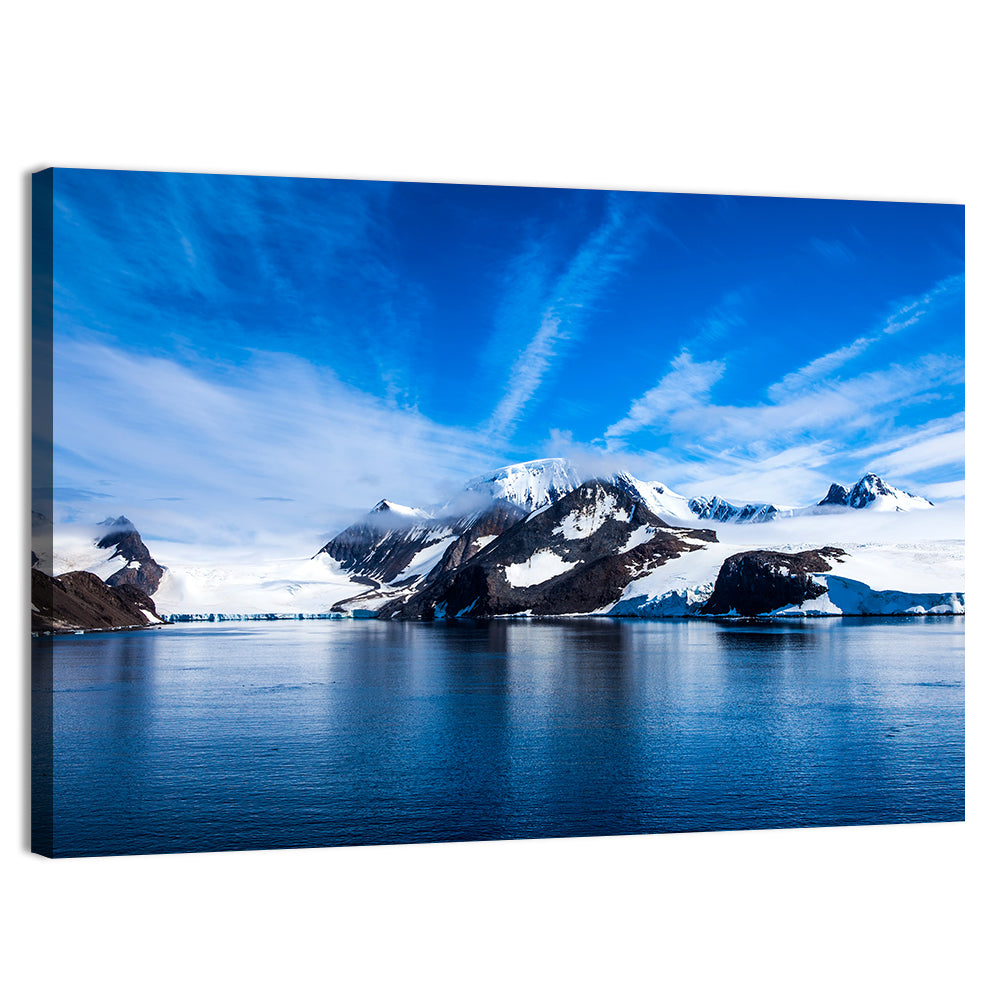 Antarctic Glacier Reflection Wall Art