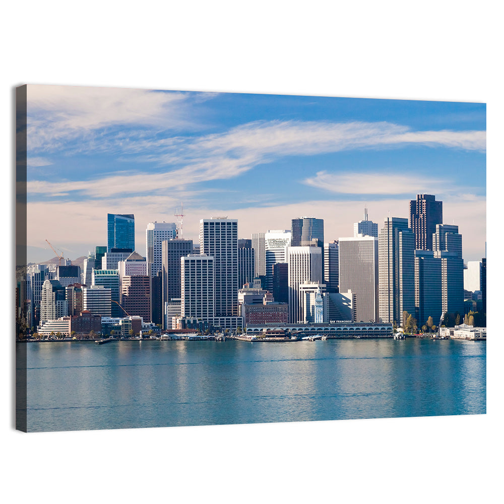 San Francisco Skyline Wall Art, canvas print, landscape