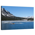 Yosemite Frozen Lake Scene Wall Art