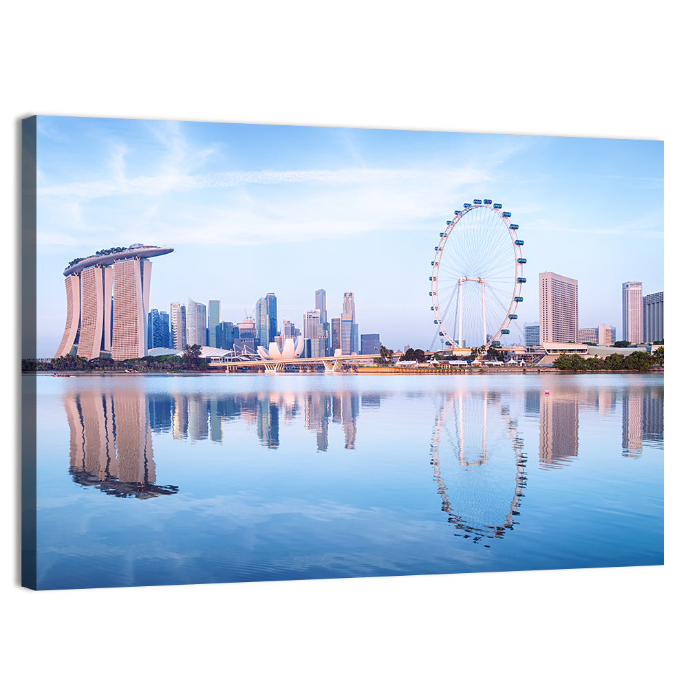 Singapore Marina Bay Skyline Wall Art