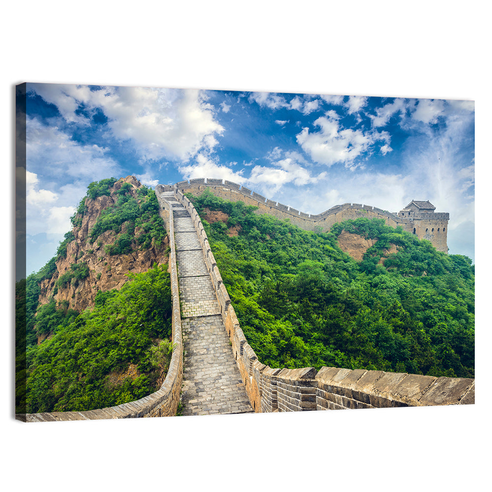 Great Stone Staircase Wall Art, canvas print, landscape