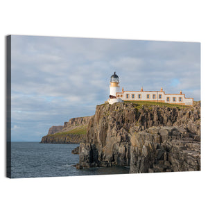 Lighthouse On Cliffs Of Neist Point Wall Art