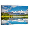 Altai Mountain Lake Reflection Wall Art