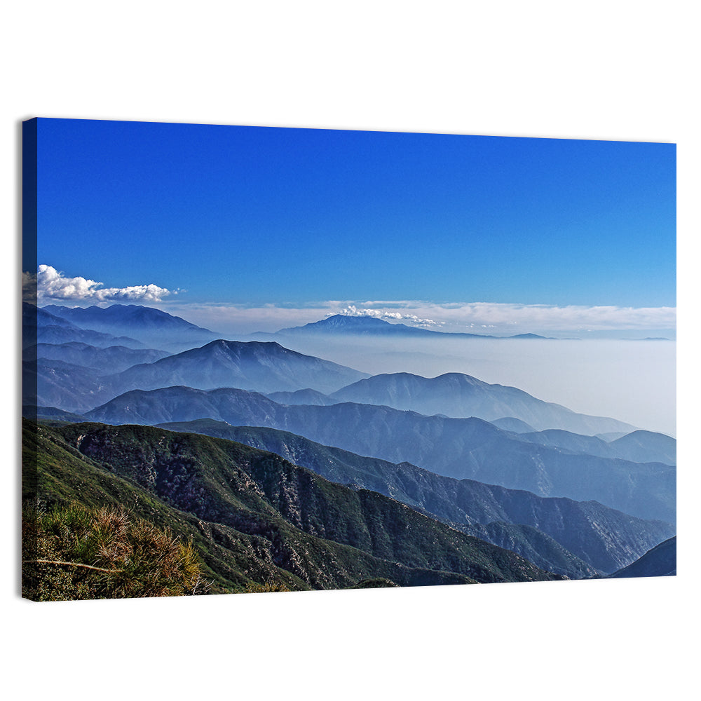 Big Bear Mountain Range Wall Art, canvas print, landscape