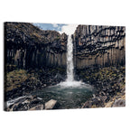 Svartifoss Basalt Waterfall Wall Art