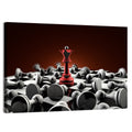 Red Queen Chess Composition Wall Art