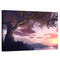 Dreamer Tree by Sunset Lake Wall Art
