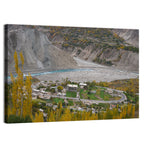 Autumn Hunza Valley Landscape Wall Art