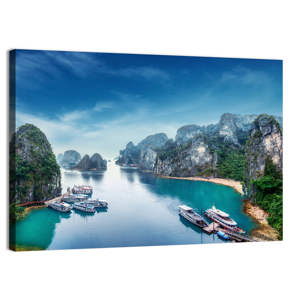 Ha Long Bay Karst Panorama Wall Art