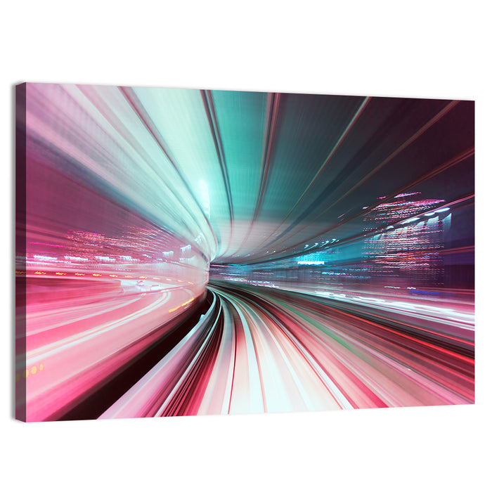 Automated Guideway Train Japan Wall Art as a canvas print