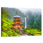 Seiganto-ji Pagoda at Nachi Falls Wall Art