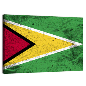 Flag Of Guyana Wall Art