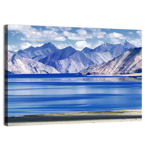 Mountains & Pangong Tso Lake Wall Art