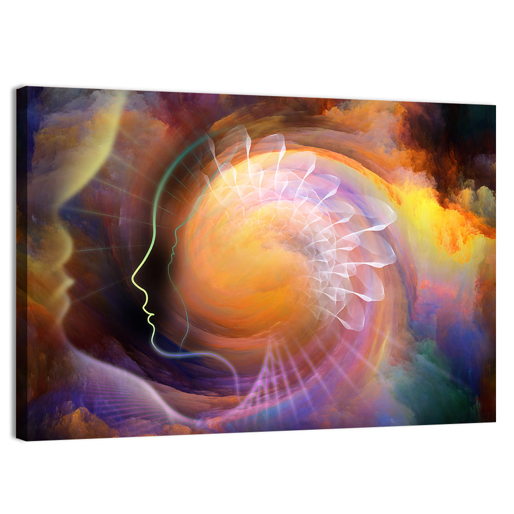 Realms of the Soul Nebula Wall Art, canvas print, landscape