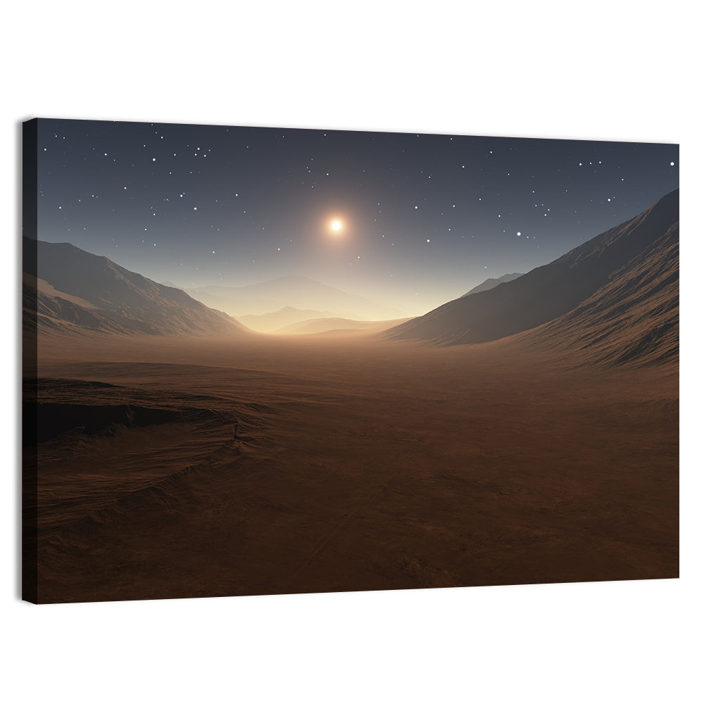 Martian Sunset Wall Art