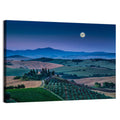 Moonlit Tuscan Hills Wall Art