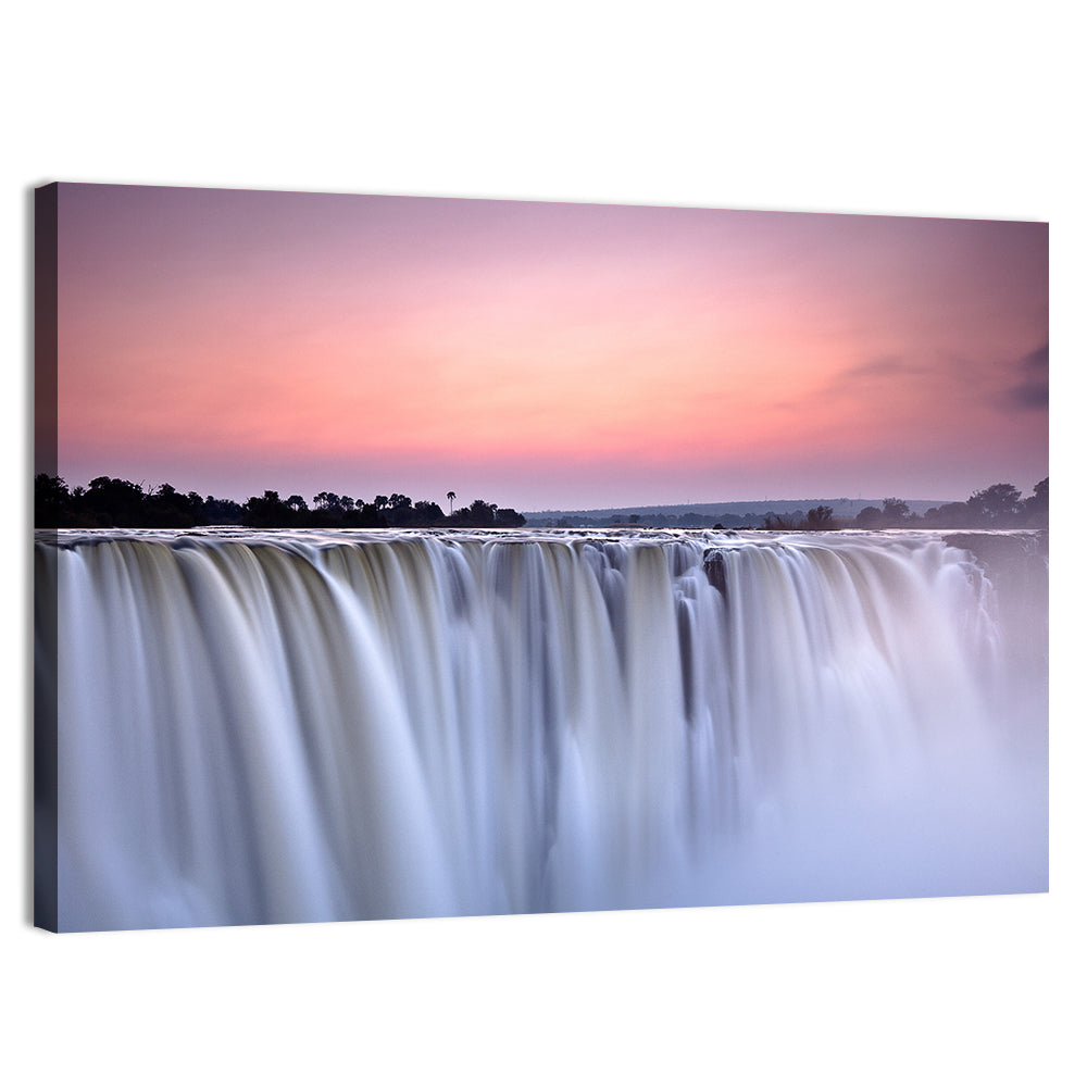 Victoria Falls at Dusk Wall Art, canvas print, landscape