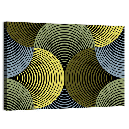 Ornate Geometric Petals Grid I Wall Art