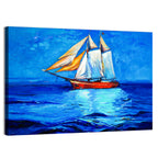 Sailboat at Golden Hour Wall Art