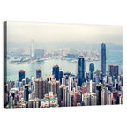Victoria Harbour Hong Kong Skyline Wall Art