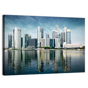 Singapore City Skyline Wall Art