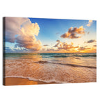 Caribbean Sunset Cloudscape Wall Art