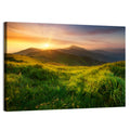 Mountain Valley at Sunrise Wall Art