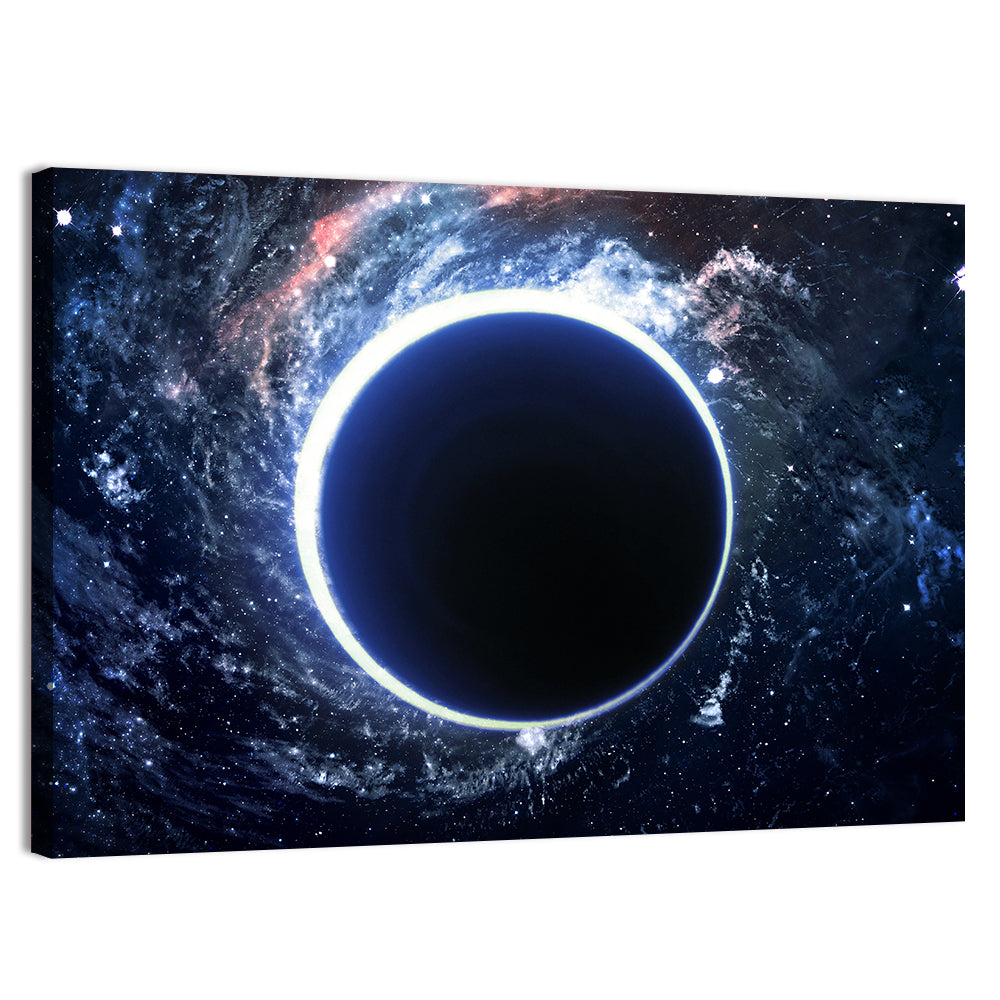 Black Hole Nebula in Deep Space Wall Art