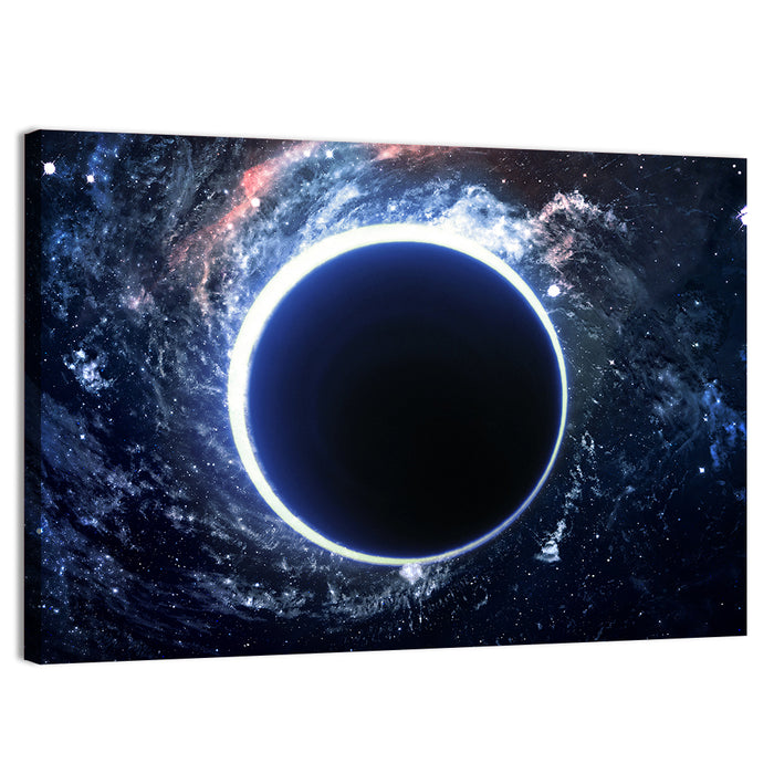 Black Hole Nebula in Deep Space Wall Art as a canvas print
