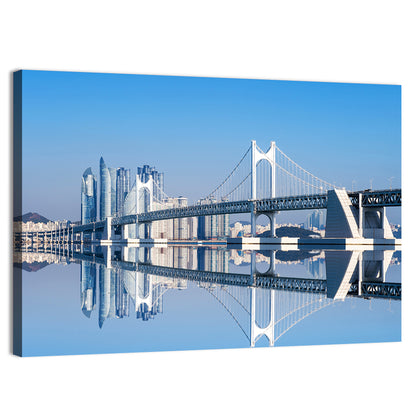 Gwangan Bridge In Busan Wall Art