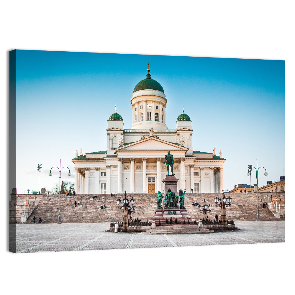 Helsinki Cathedral Wall Art, canvas print, landscape