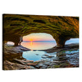 Chapel Rock Sunset, Lake Superior Wall Art