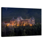 Fairmont Banff Springs at Dusk Wall Art