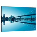 Manhattan Skyline with Brooklyn Bridge Wall Art