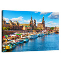 Dresden Elbe River Embankment Wall Art
