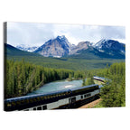 Glass Roof Train in Canadian Rockies Wall Art