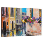Venice Canal with Flower Boxes Wall Art