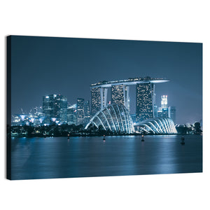 Singapore Skyscaper In Marina Bay Wall Art