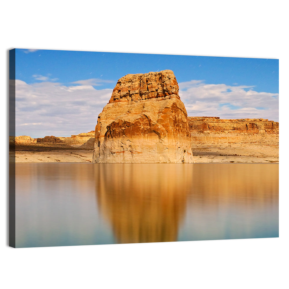 Lone Rock at Lake Powell Wall Art, canvas print, landscape