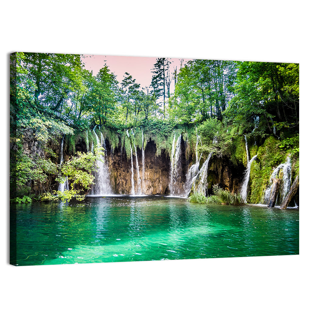 Plitvice Lakes Waterfalls Wall Art