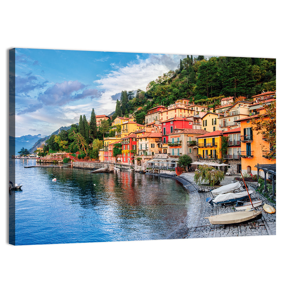 Varenna on Lake Como Wall Art, canvas print, landscape