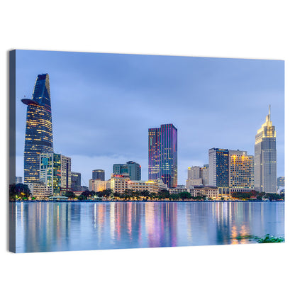 Saigon Downtown Skyline Wall Art