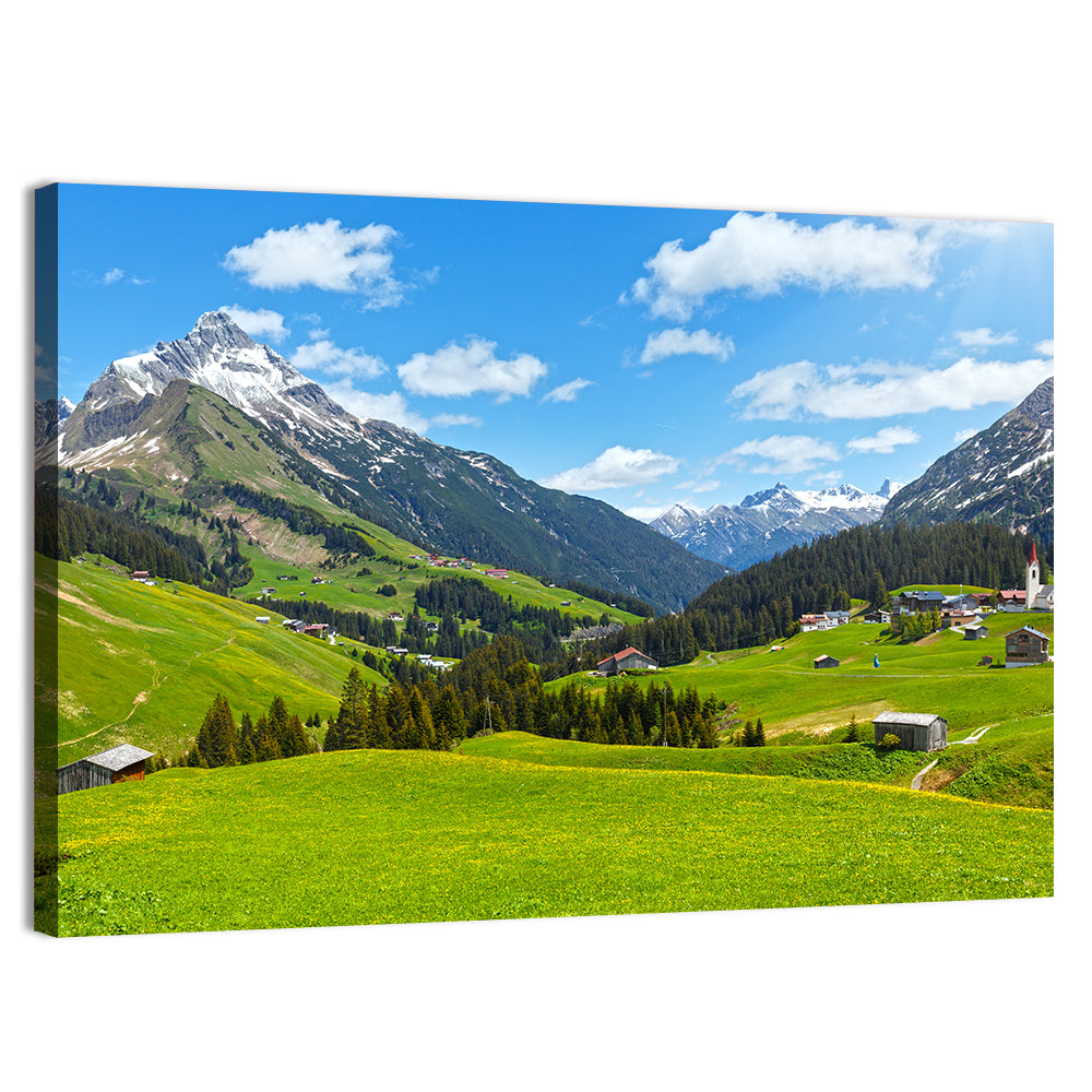 Biberkopf Meadow View Wall Art